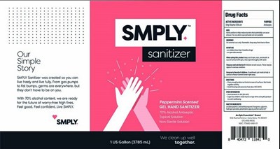 Smply Sanitizer Peppermint (Smply Peppermint 1g)